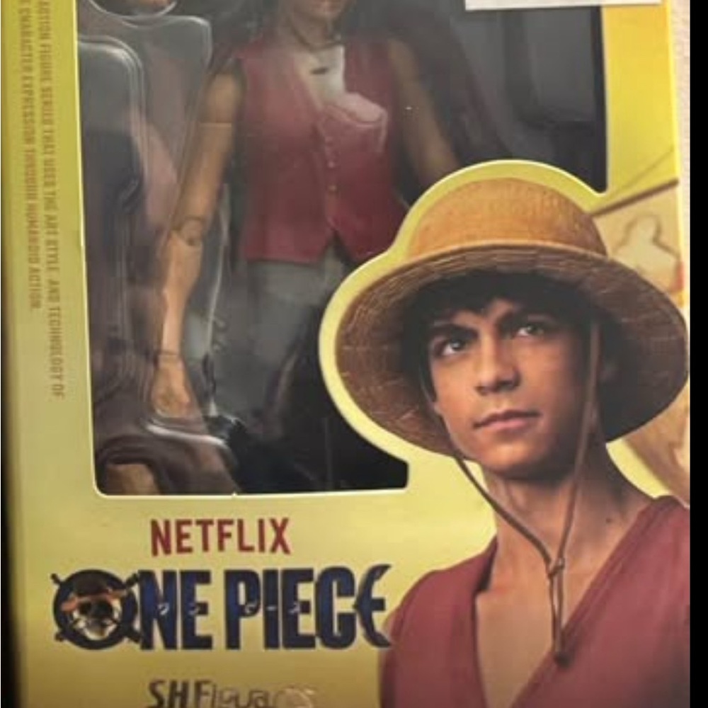 One Piece Netflix Action Figure with Straw Hat